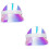 2Pièces Visor Enfants Multicolores Respirant Et Élastique 9