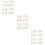 96Pièces Outil Éponge Triangle Blanche Pour Dégradé Nail Art 9