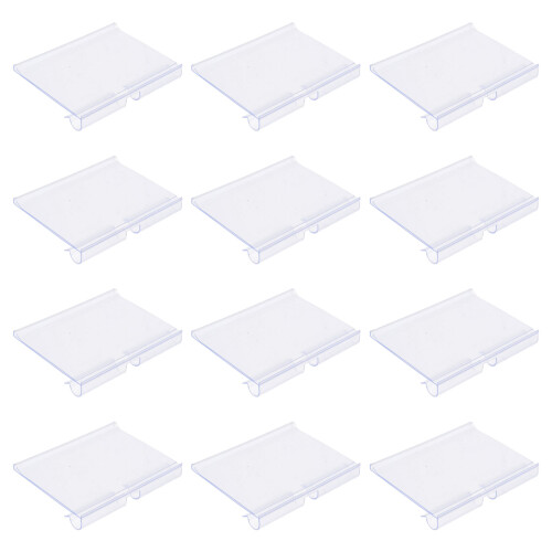 210Pièces Porte-Étiquette Prix PVC Pour Rayons Commerce 1