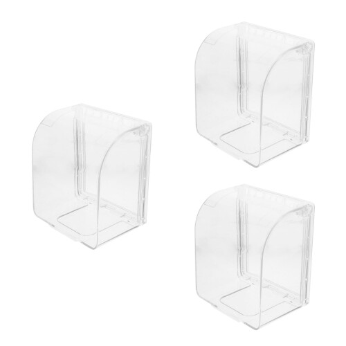 3Pièces Couvercles Transparants Prises Étanches Pour Extérieur Durable 2