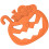 2Pièces Jouets Sensoriels Dentition Bébé Silicone Orange 2