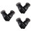 3Pièces Cuir PU Noir Isolants Touchscreen 6