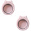 2Pièces Lavabos Pliables Rose Pour Bébé Voyage 6