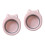2Pièces Lavabos Pliables Rose Pour Bébé Voyage 4