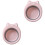 2Pièces Lavabos Pliables Rose Pour Bébé Voyage 3
