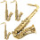 20Pièces Modèles Saxophone Plastique Pour Décoration DIY 2