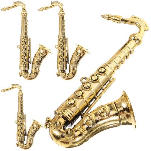 20Pièces Modèles Saxophone Plastique Pour Décoration DIY 1