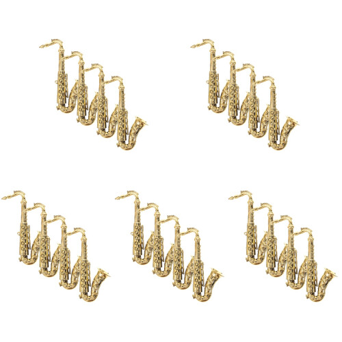 20Pièces Modèles Saxophone Plastique Pour Décoration DIY 2