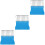 60Pcs Blue Durable Plastic Scratcher for Scratch Off 6