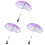 3Pièces Poussette Bébé Violet Compact Usage Longue Durée 2