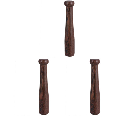 3Pièces Pilon En Bois Robuste, Ustensile Cuisine Pour Épices Ail 1