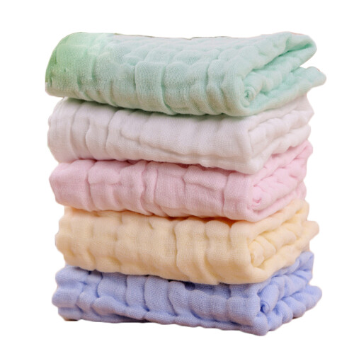 10Pièces Serviettes Mains Pur Douceur Variées