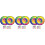 6Ensembles Jeu De Fléchettes Éducatif Couleurs Assorties 4