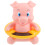 2Pièces Thermomètre Bain Jouet Rose Pour Bébé Usage Multiples 1