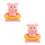 2Pièces Thermomètre Bain Jouet Rose Pour Bébé Usage Multiples 7