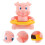 2Pièces Thermomètre Bain Jouet Rose Pour Bébé Usage Multiples 9