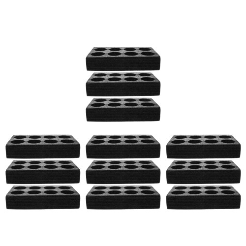 12Pièces Support Boissons Emportées 8 Noir Sécurisé Résistant 2