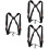 3Pièces Harnais Saxophone Nylon Noir Réglable Confortable Pour 6