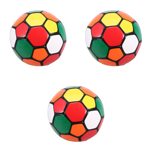 3Pièces Ballons PVC Élastiques Et Gonflables Pour Enfants Multicolores 2