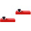 2Pièces Outil Rabot Rouge Ergonomique Pour Bois 4