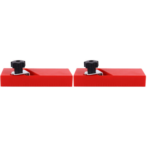 2Pièces Outil Rabot Rouge Ergonomique Pour Bois 1