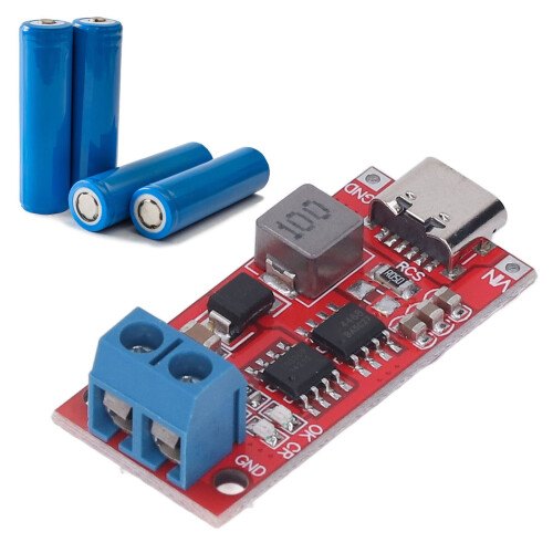 Cargador de PCB para módulo boost Type-C DC 3-6 V, 2 A