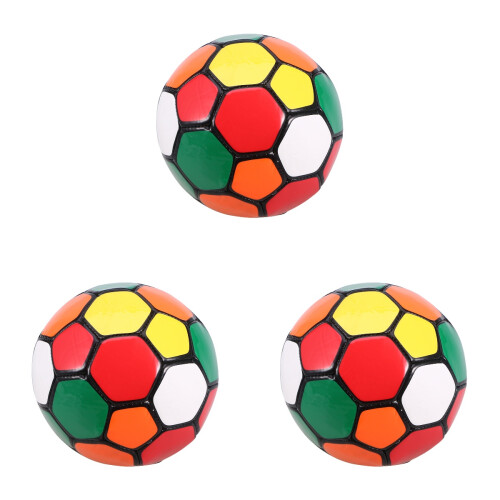 3Pièces Ballons PVC Élastiques Et Gonflables Pour Enfants Multicolores 1