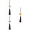 3Pièces Pendentif Guanyin Sculptures Suspendues Multicolores 7