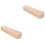 2Pièces Clapper Mini Bois Hêtre Khaki Pratique Pour Patchwork 3