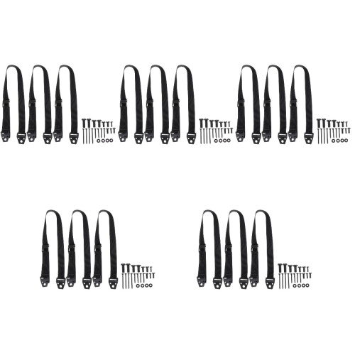 15Pièces Fixations TV Solides Sangles Réglables Protection 2