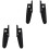 2Paires Pédales Pliables Noir Nylon Solides Usage Intensif 3