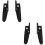 2Paires Pédales Pliables Noir Nylon Solides Usage Intensif 6
