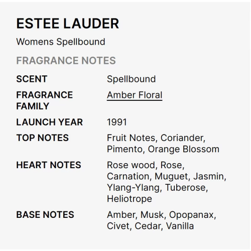 Estee Lauder Estée Lauder  Spellbound Eau De Parfum (50ml) 1