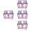 4Pièces Petits Coffres Au Violet Pour Jouets Bijoux 6