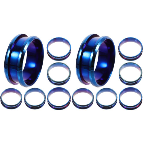 12Pièces À Rainures Bleues Acier Pour Fabrication 1