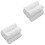 10Pièces Serviette Bébé Douce Coton 12 Couches Multifonction Blanche 3