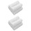 10Pièces Serviette Bébé Douce Coton 12 Couches Multifonction Blanche 5