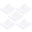 10Pièces Serviette Bébé Douce Coton 12 Couches Multifonction Blanche 9