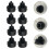 16Pièces Tweeter Compact Auto Noir Pour Audio 10