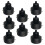16Pièces Tweeter Compact Auto Noir Pour Audio 9