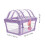 4Pièces Petits Coffres Au Violet Pour Jouets Bijoux 8