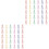 60Pièces Clips Créatifs Ampoule Multicolores Pour Marquage Et Notes 3