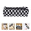 2Pcs Lightweight Black Pencil Case Durable Handheld Stationery Pouch 11