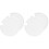 4Pcs White Round Ceramic Cup Lid for Coffee Tea Cups 4