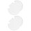 4Pcs White Round Ceramic Cup Lid for Coffee Tea Cups 7