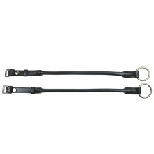 (One Size, Black) Collegiate Leather Cheltenham Gag Cheek Pieces IV
