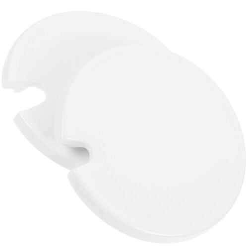 4Pcs White Round Ceramic Cup Lid for Coffee Tea Cups 1