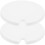 4Pcs White Round Ceramic Cup Lid for Coffee Tea Cups 3