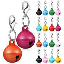 60Pcs Multi-Color Cat Collar Bells Delicate Copper Pet Collar Charms