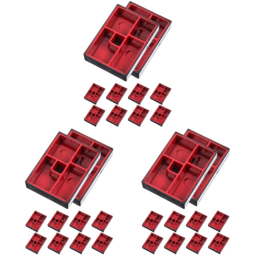 30Pièces Mini Assiettes Décoratives Maison Miniature Colorées Durable 1